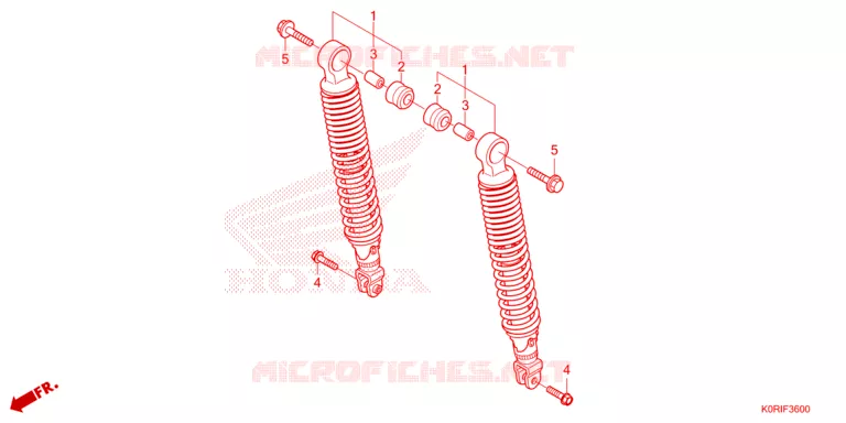 CUSCINO POSTERIORE Honda SCOOTER 125 SH 2023  SH125ADP