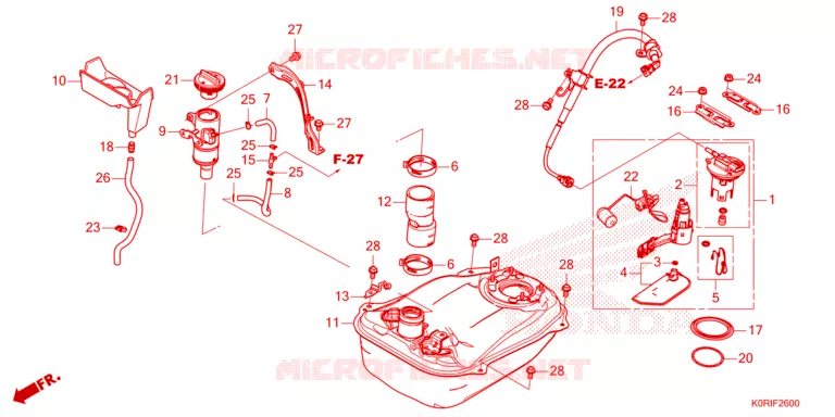 SERBATOIO COMBUSTIBILE  Honda SCOOTER 125 SH 2023  SH125ADP