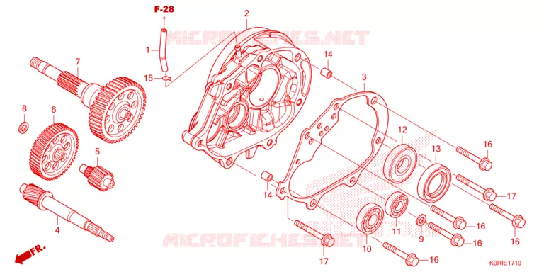 TRASMISSIONE Honda SCOOTER 125 SH 2023  SH125ADP