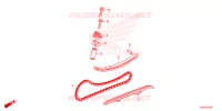 CATENA CAMMA/TENSIONE per Honda SH 150 SPORTY 5ED 2023