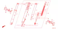FORCELLA ANTERIORE/GAMBA STERZO per Honda SH 150 SPORTY 5ED 2023