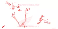LEVA MANIGLIA/INTERRUTTORE/CAVO(1) per Honda SH 150 SPORTY 5ED 2023