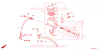 MAESTRO FRENO POSTERIORE CILINDRO per Honda SH 150 SPORTY 5ED 2023