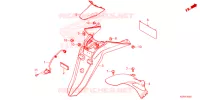 PARAFANGO POSTERIORE / FANALE ILLUMINAZIONE TARGA  per Honda SH 150 SPORTY 5ED 2023