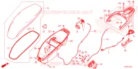 SEDILE/SCATOLA BAGAGLI per Honda SH 150 SPORTY 5ED 2023
