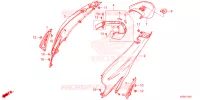 COPERTURA CORPO/SCATOLA BAGAGLI/ PORTATORE BAGAGLI per Honda SH 150 SPORTY ED 2023