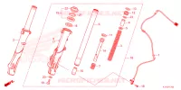 FORCELLA ANTERIORE/GAMBA STERZO per Honda PCX 125 2ED 2023