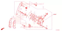 CALIBRO FRENO ANTERIORE (WW125A) per Honda PCX 125 ABS 2024