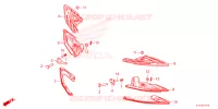 CUSCINO POSTERIORE/ GRADINO SEDILE DI TANDEM per Honda PCX 125 ABS 2024