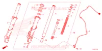 FORCELLA ANTERIORE/GAMBA STERZO per Honda PCX 125 ABS 2024