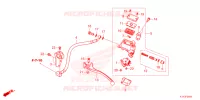 MAESTRO FRENO POSTERIORE CILINDRO per Honda PCX 125 ABS 2024