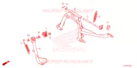 PIEDE D'APPOGGIO  per Honda PCX 125 ABS 2024