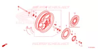 RUOTA ANTERIORE per Honda PCX 125 ABS 2024