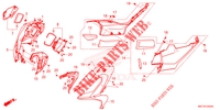 RIPARO ANT./RIPARO LATO/SCHERMO VENTO per Honda X ADV 750 LOWER 2023
