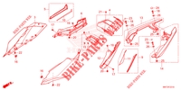 SEDILE/RIPARO POSTERIORE per Honda X ADV 750 LOWER 2023
