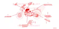 EMBLEMA/STRISCIA per Honda GROM 125 ABS 2024