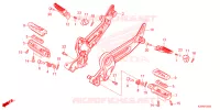 PEDANA per Honda GROM 125 ABS 2024