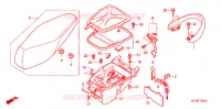 SEDILE/ SCATOLA BAGAGLI per Honda ANC 110 ICON SPORT 2009