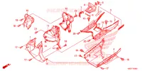 GONNA LATERALE/COPERTURA CENTRO per Honda ZOOMER 110 X 2021