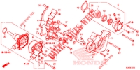 POMPA ACQUA/CILINDRO SERVO INNESTO per Honda VFR 800 F 2014