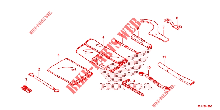 UTENSILE per Honda VFR 800 F 2014