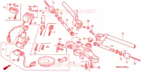CONDOTTO MANIGLIA/PONTE SOPRA/ GAMBA STERZO per Honda CBR 600 F 2001