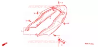 COPERTURA CENTRO/COPERTURA POSTERIORE per Honda CBR 600 F 2001