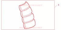 PROTEZIONE SERBATOIO per Honda CBR 600 F 2001