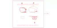 TOP CASE MORBIDO X11 per Honda CBR 600 F 2001