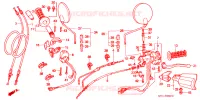 LEVA MANIGLIA/CAVO/ INTERRUTTORE per Honda AFRICA TWIN 750 2000