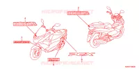 EMBLEMA/STRISCIA per Honda PCX 125 2013