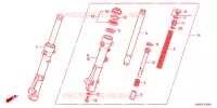 FORCELLA ANTERIORE per Honda PCX 125 2013