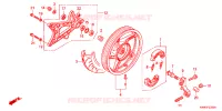 RUOTA POSTERIORE/BRACCIO OSCILLANTE per Honda PCX 125 2013