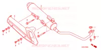 SMORZATORE SCARICO per Honda PCX 125 2013