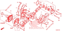 POMPA ACQUA/CILINDRO SERVO INNESTO per Honda CROSSRUNNER 800 2017