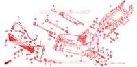 CORPO TELAIO/RINFRESCATORE OLIO per Honda CBR 1100 SUPER BLACK BIRD 2001