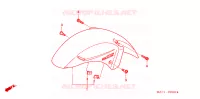 PARAFANGO ANTERIORE per Honda CBR 1100 SUPER BLACK BIRD 2001