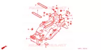 PARAFANGO POSTERIORE per Honda CBR 1100 SUPER BLACK BIRD 2001