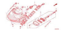 FANALE LUCE POSTERIORE per Honda PCX 125 2014