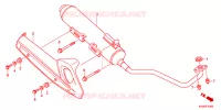 SMORZATORE SCARICO per Honda PCX 125 2010