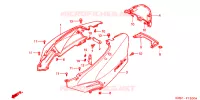 CARENE POSTERIORE per Honda FORZA 250 ABS SPECIAL 2002