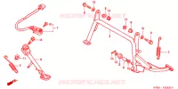 CAVALLETTO per Honda FORZA 250 ABS SPECIAL 2002