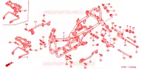 CORPO TELAIO per Honda FORZA 250 ABS SPECIAL 2002