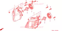 FARO ANTERIORE per Honda FORZA 250 ABS SPECIAL 2002