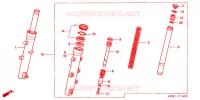 FORCELLA ANTERIORE per Honda FORZA 250 ABS SPECIAL 2002