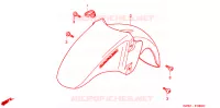 PARAFANGO ANTERIORE per Honda FORZA 250 ABS SPECIAL 2002