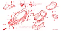 SCATOLA BAGAGLI per Honda FORZA 250 ABS SPECIAL 2002