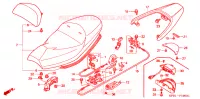 SEDILE/PRESA PASSEGGERO per Honda FORZA 250 ABS SPECIAL 2002