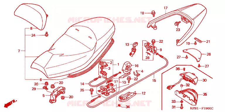 SEDILE/PRESA PASSEGGERO Honda SCOOTER 250 FORZA 2002  NSS250A2_J