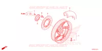RUOTA POSTERIORE per Honda SH 125 SPORTY ED 2024